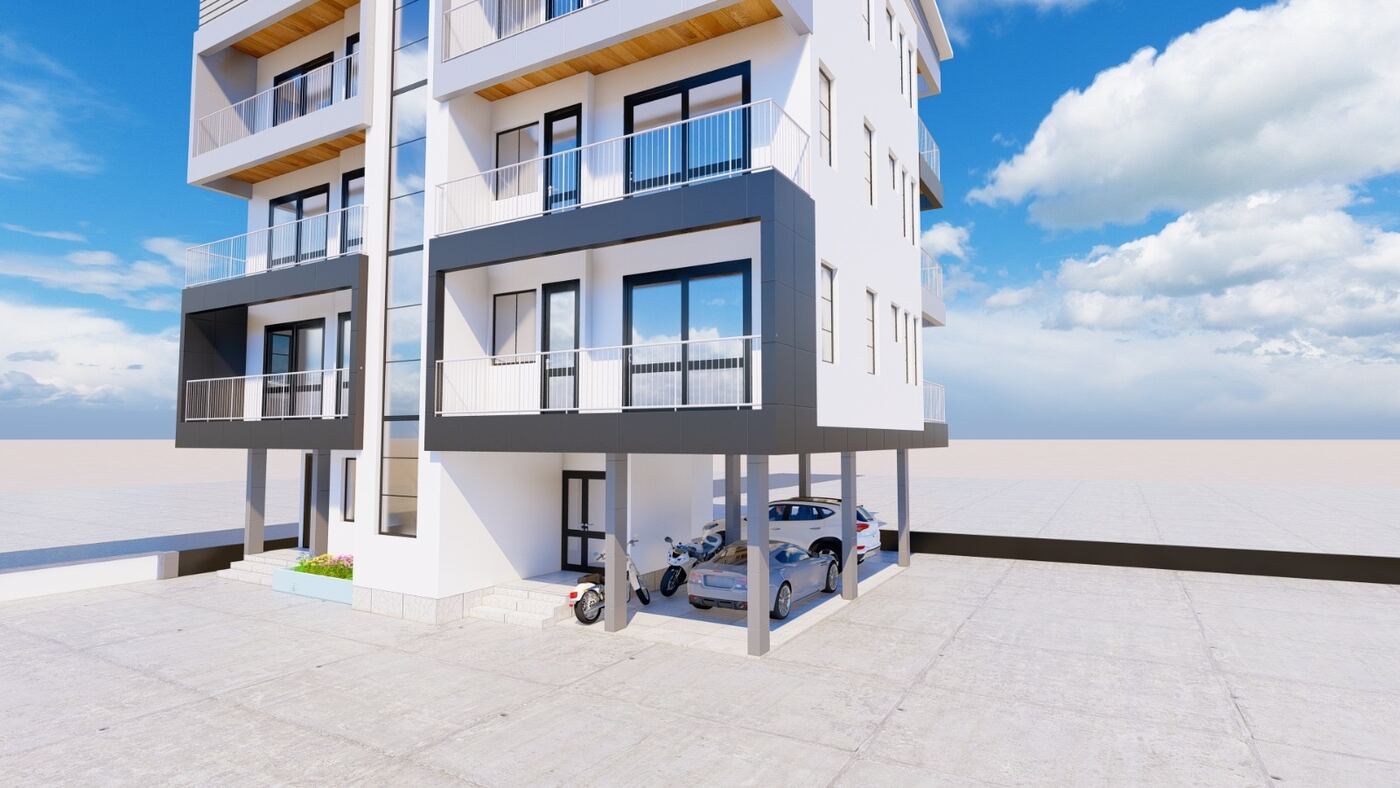 Immeuble avec parking